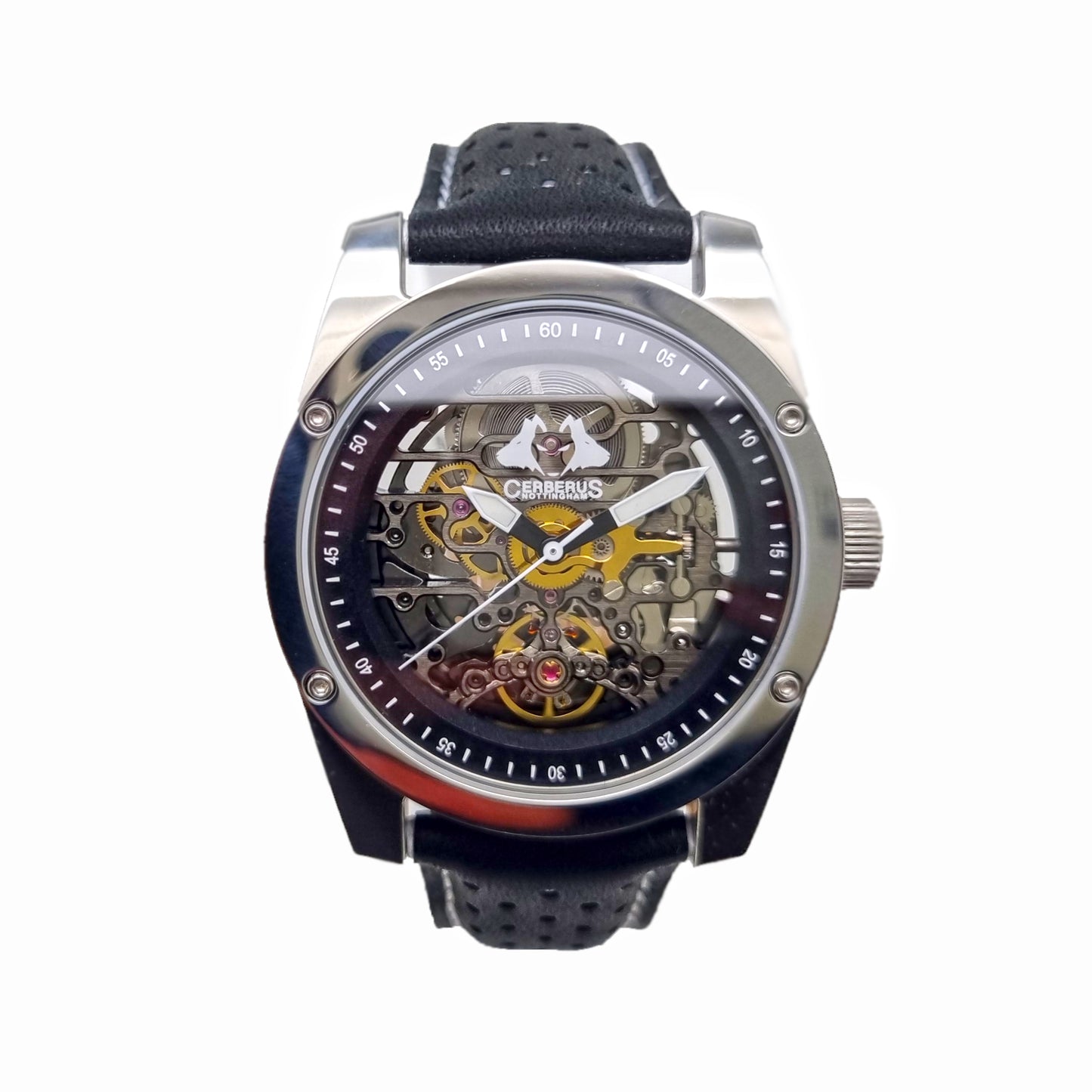 Series One - Black on Leather