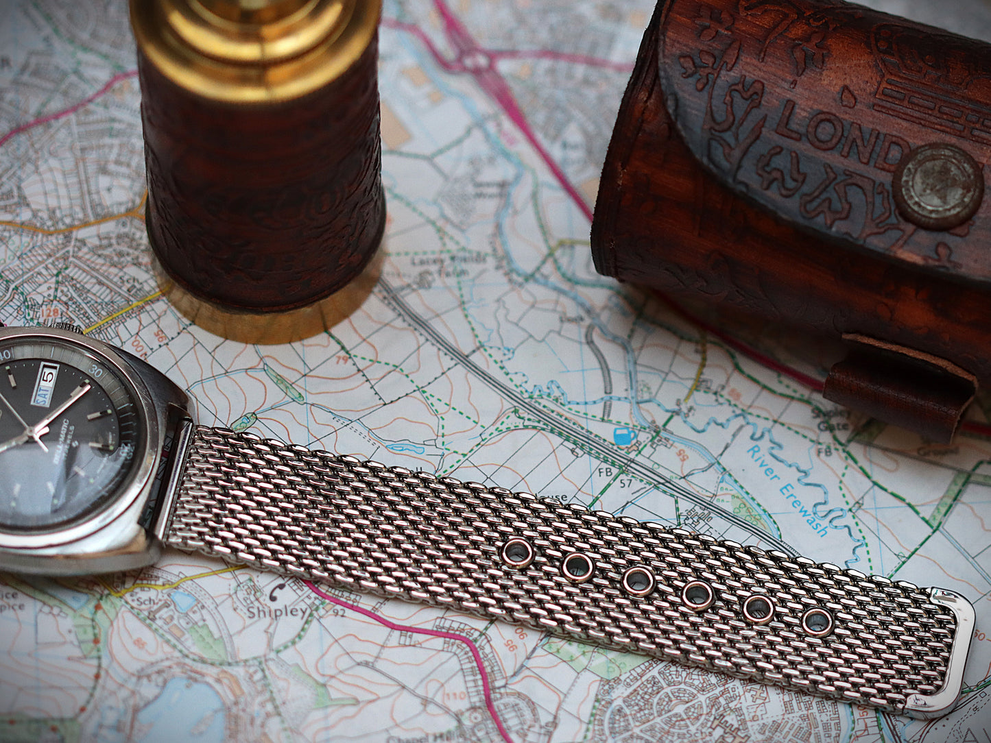 VeroMesh - Stainless Steel Milanese Weave Strap With Buckle