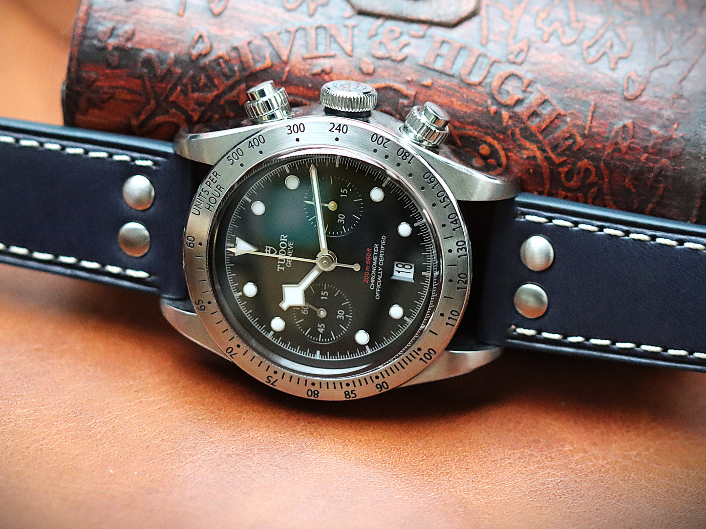 The Columbus Genuine Leather British Military Watch Strap - Built for adventure