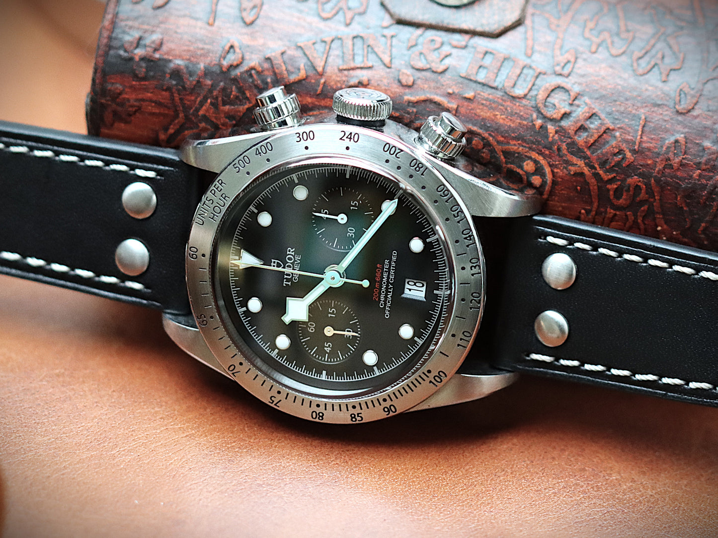 The Columbus Genuine Leather British Military Watch Strap - Built for adventure